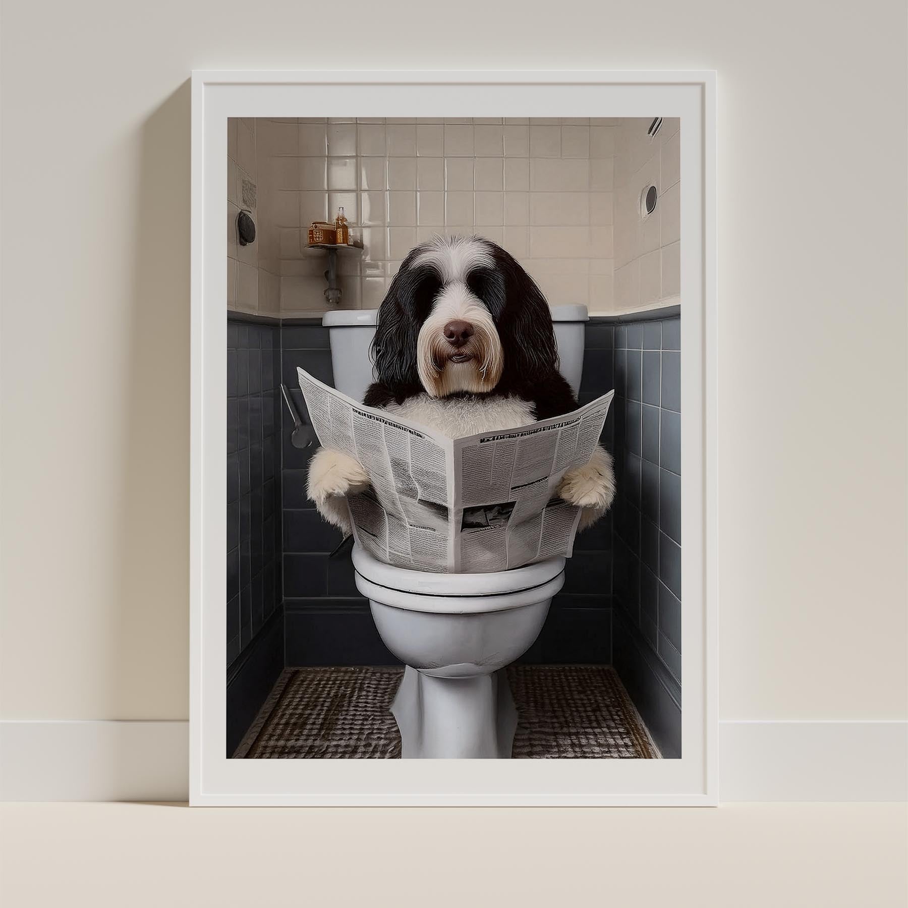 Old English Sheepdog Toilet Humour Dog Series image 9