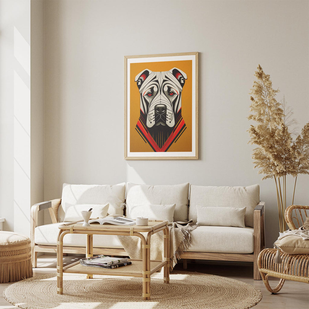 Shar Pei Geometric Orange Series image 2