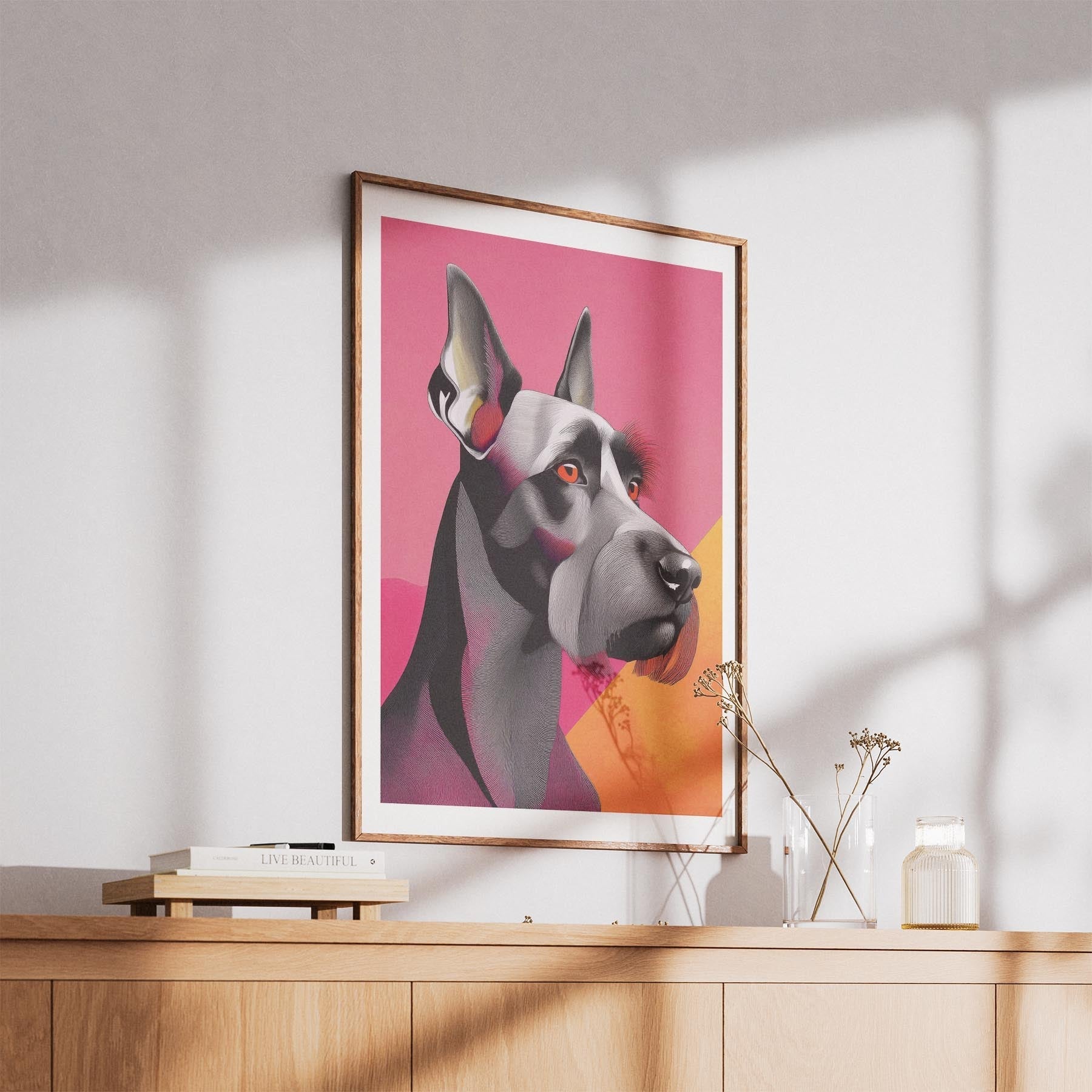 Black Russian Terrier Modern Pop Dog Series image 5