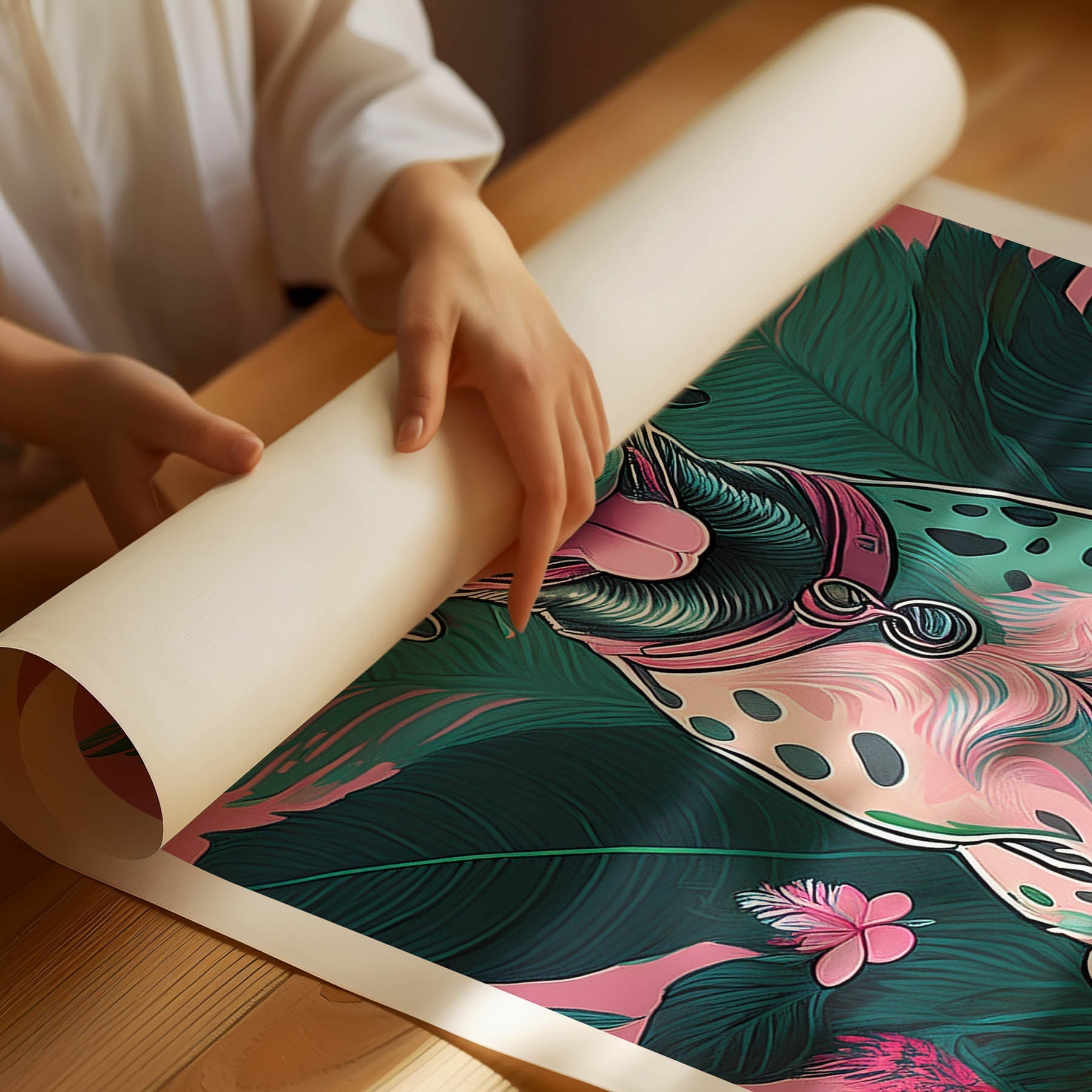 Dalmatian Flowery Dog image 1