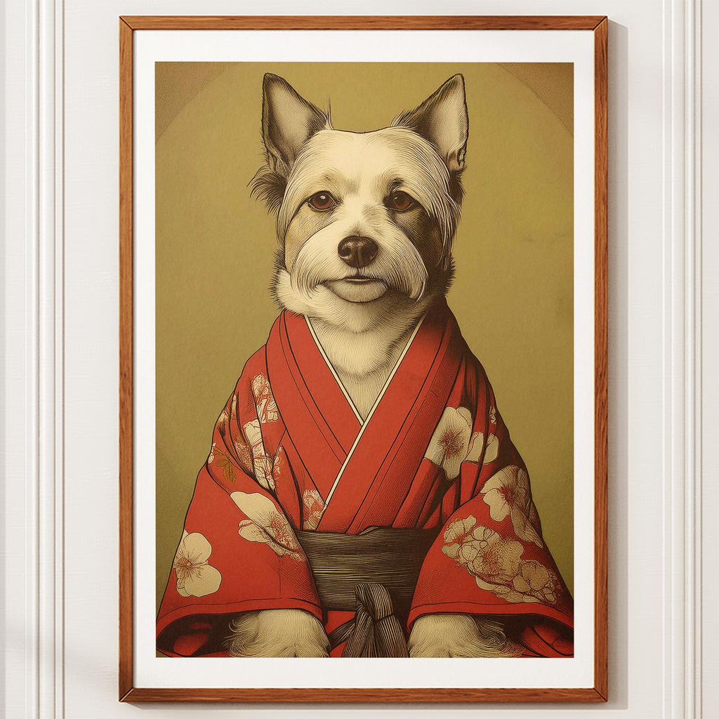 Australian Terrier Japanse Kimono Dog Series image 10