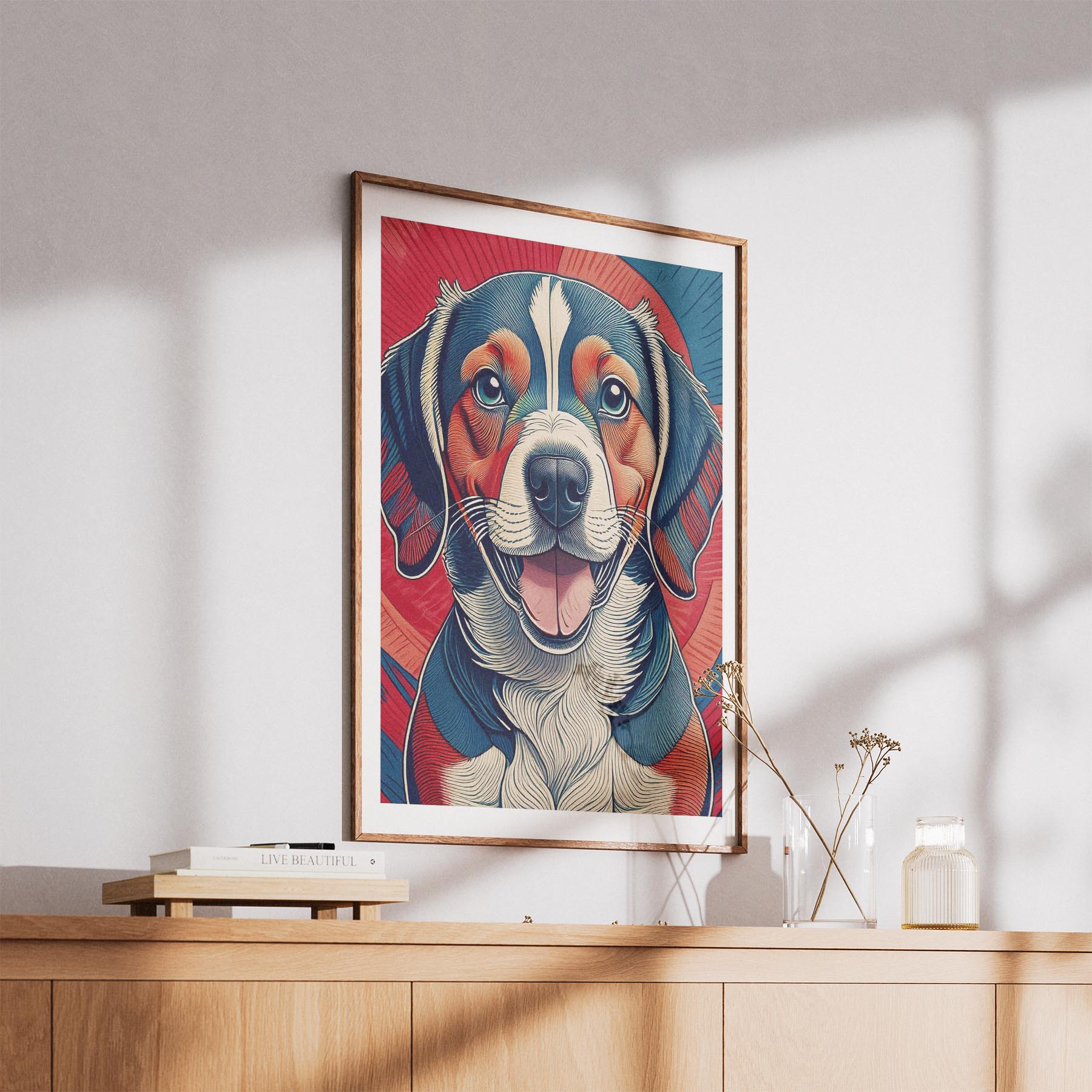 Beagle Hokusai Japanese Inspired Dog Series image 5