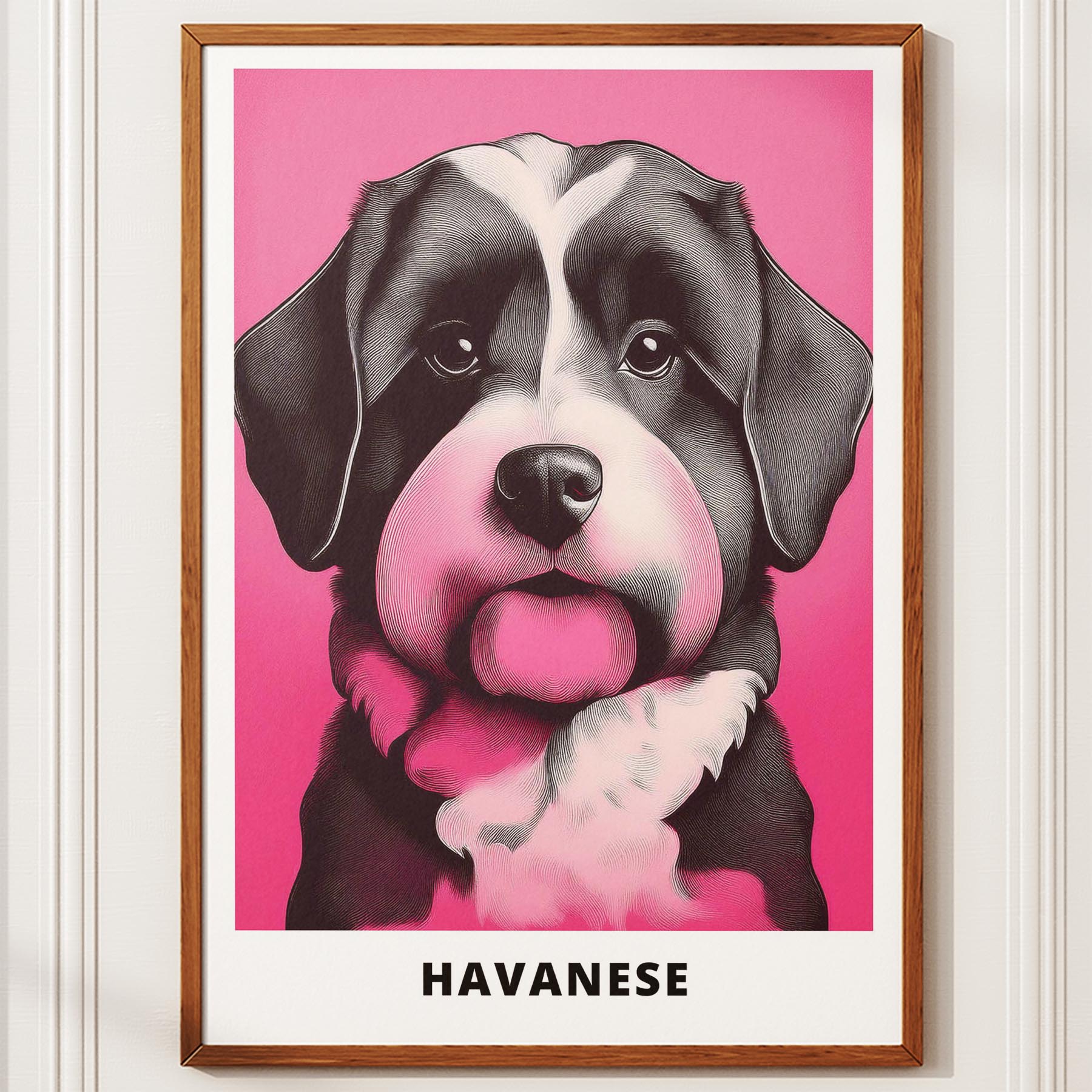 Havanese Pink and Black Dog Series 1 image 10