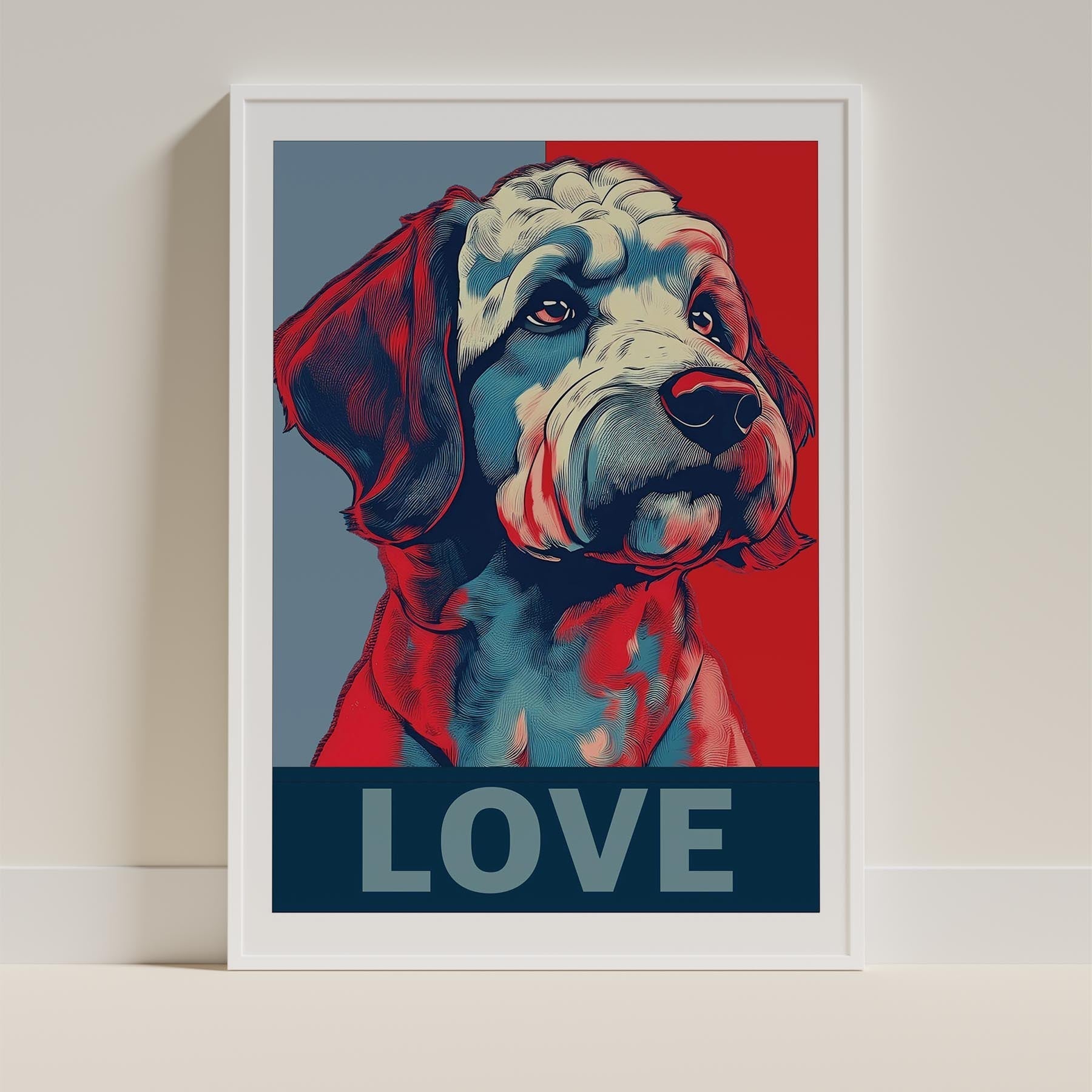 Groodle LOVE Series Inspired by the Obama Poster image 9