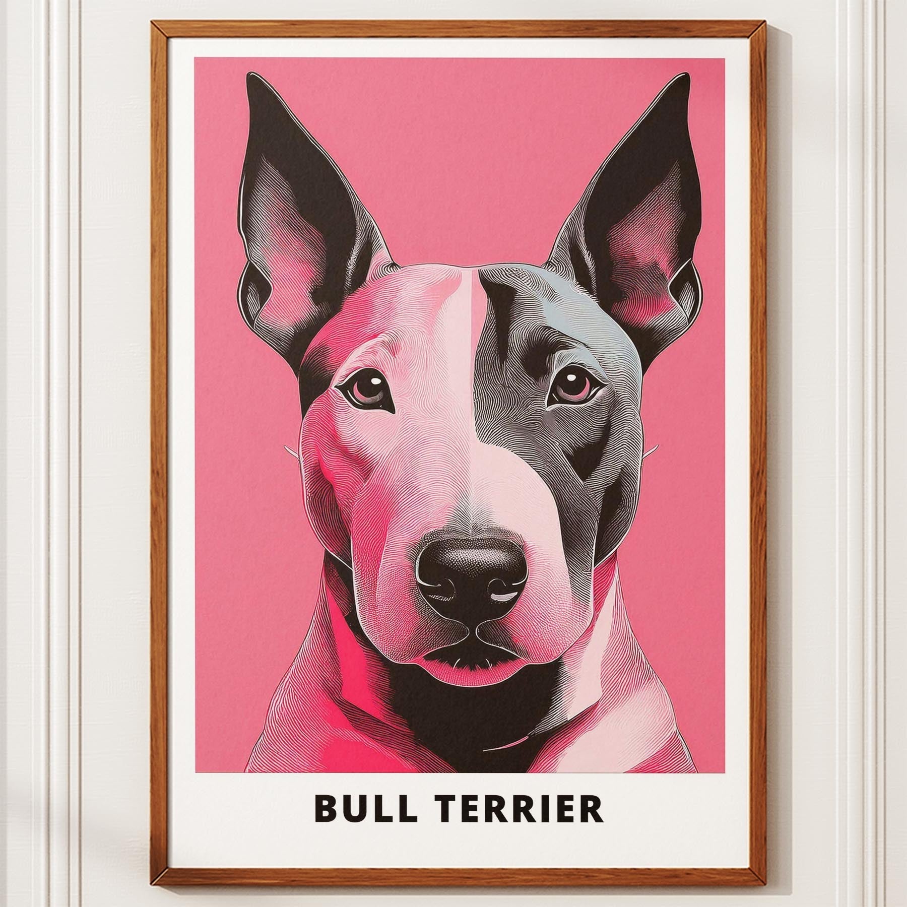 Bull Terrier Pink and Black Dog Series 2 image 10
