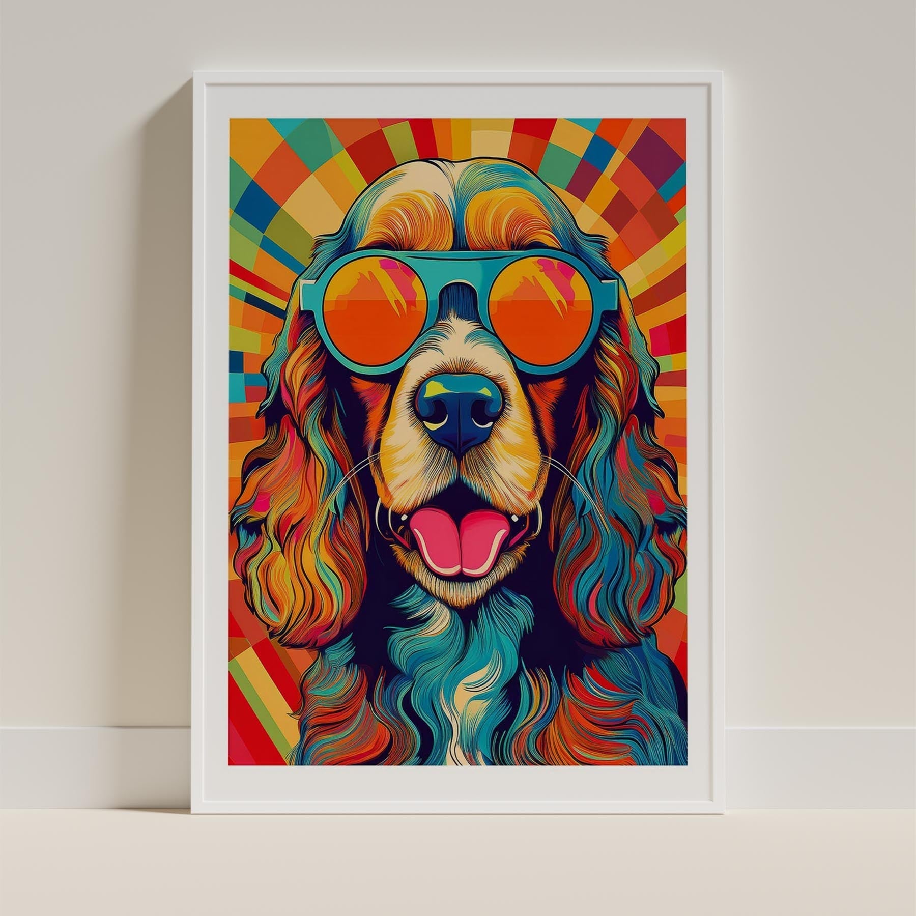 Cocker Spaniel In Colourful Sunnies 1 image 9