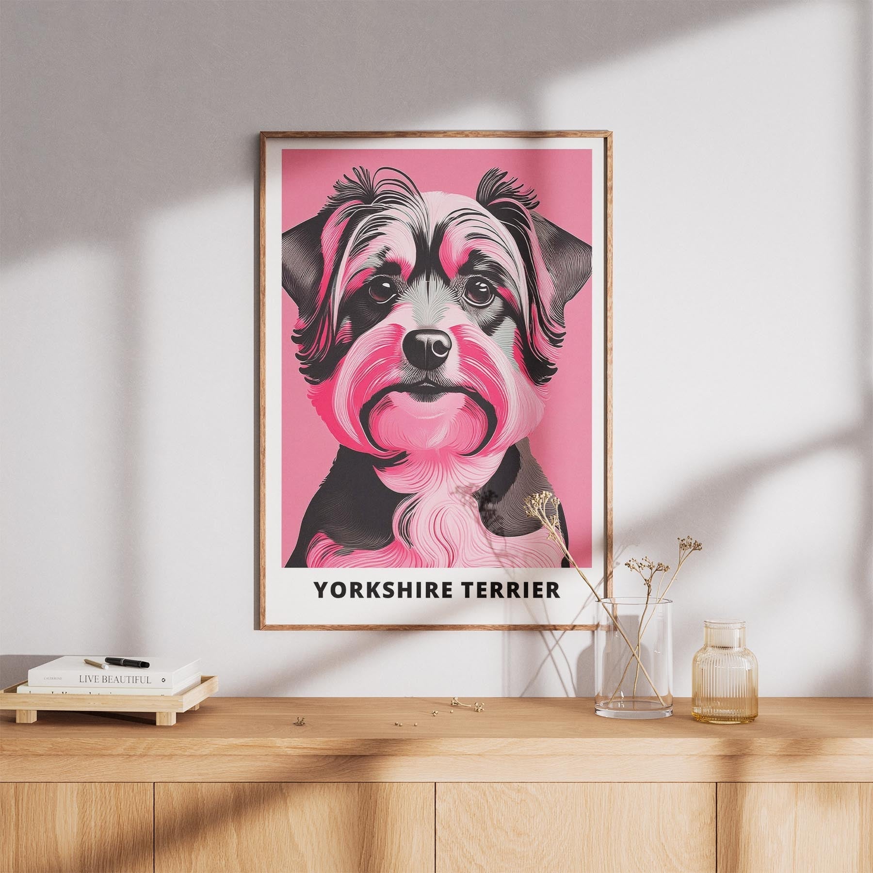 Yorkshire Terrier Pink and Black Dog Series 1 image 8