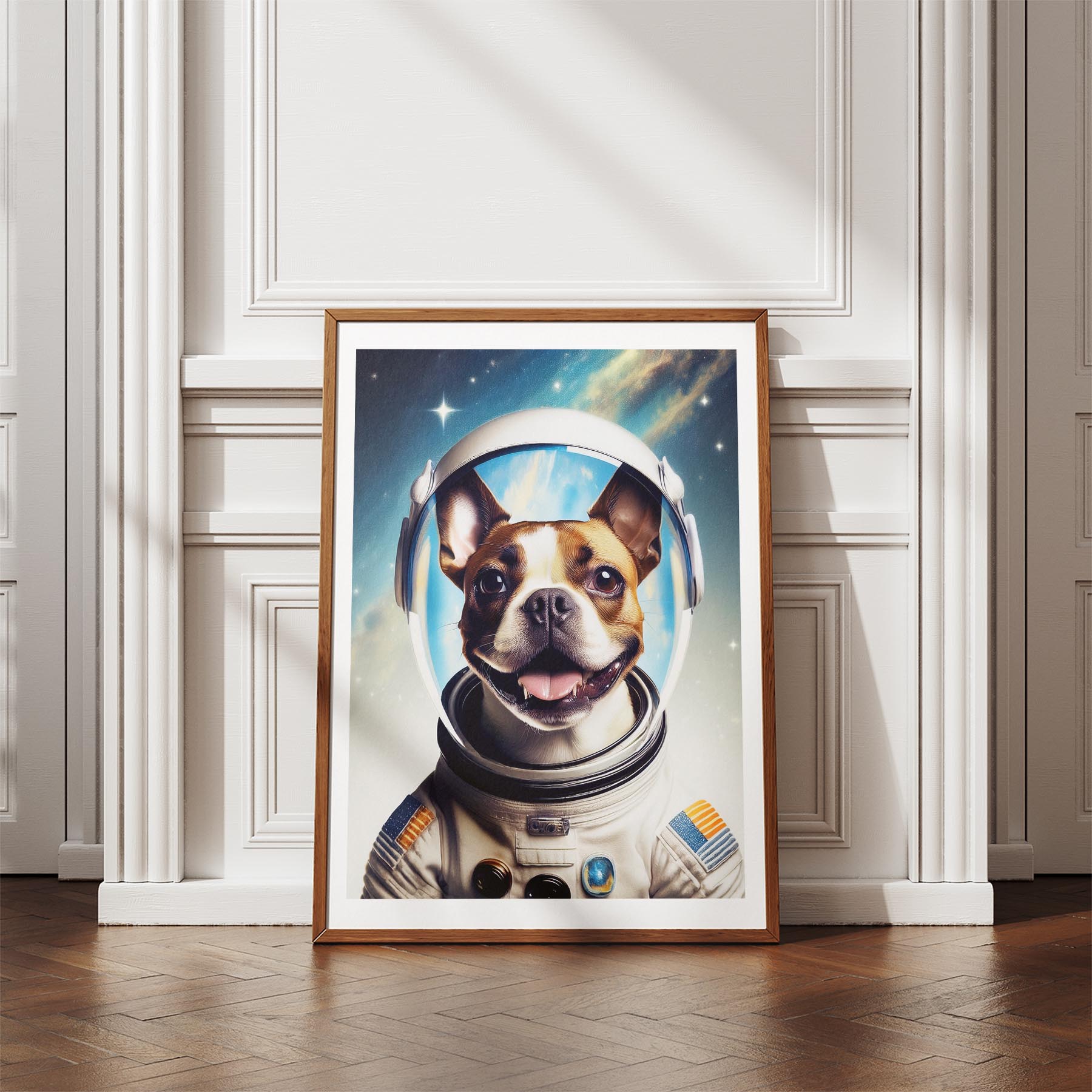 Boston Terrier Astronaut Dog Series image 4