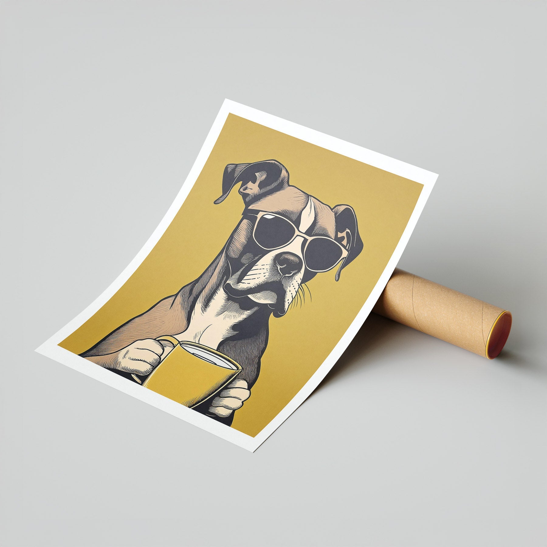 Bulldog Copy Chillin Coffee Dog image 7