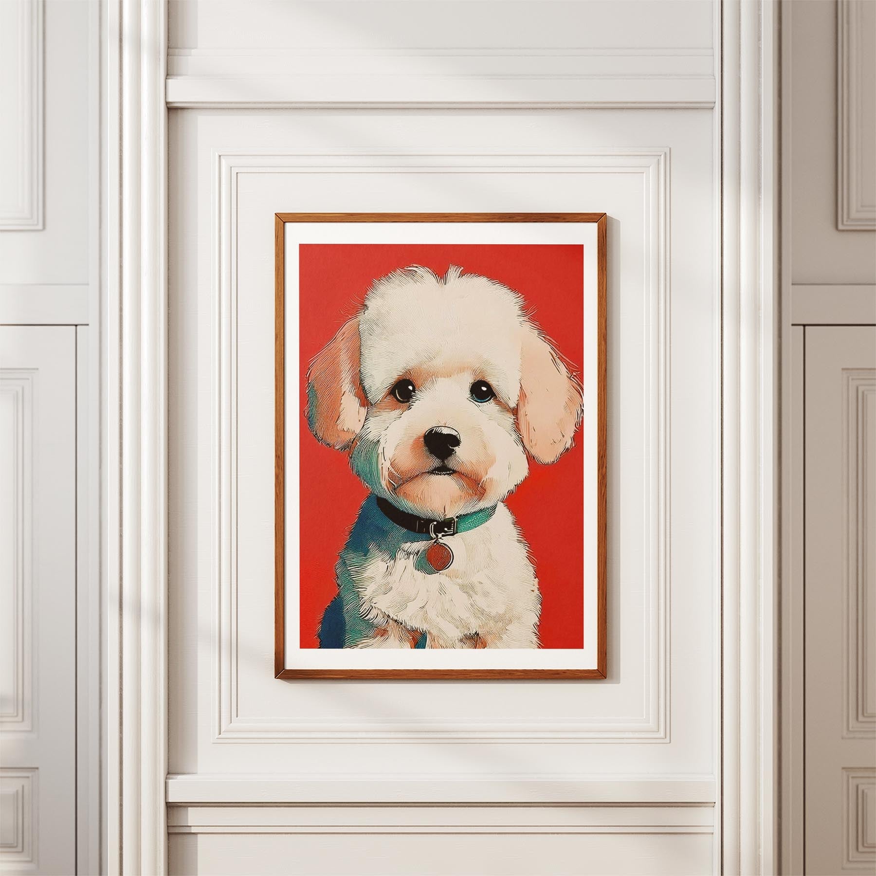 Bichon Frise Red Dog Series image 3