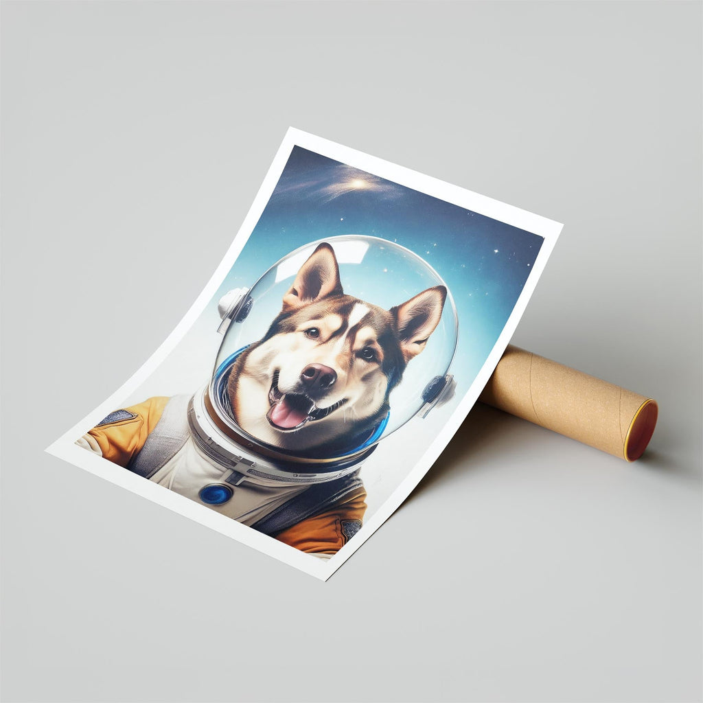 Siberian Husky Astronaut Dog Series image 6
