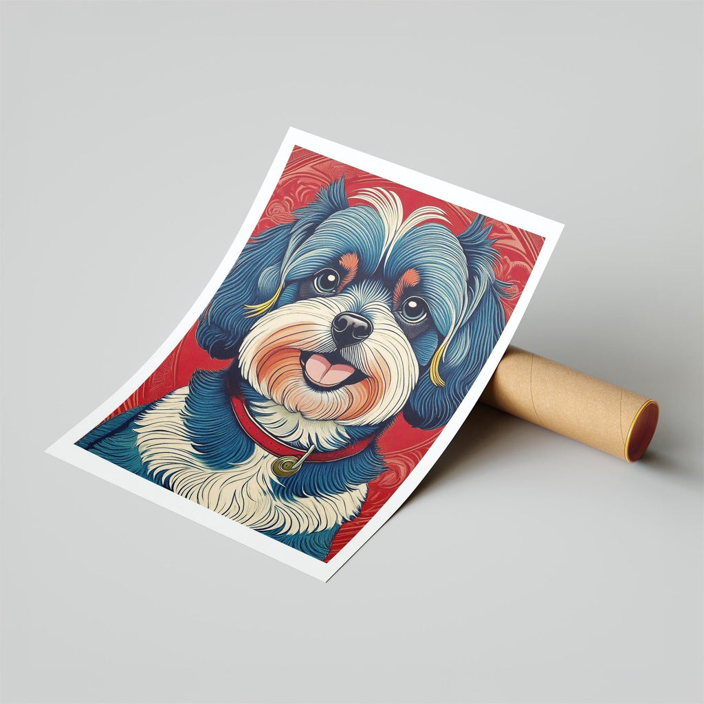 Shih Tzu Hokusai Japanese Inspired Dog Series image 6