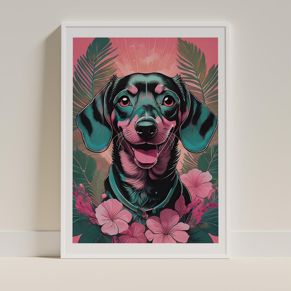 Dachshund Flowery Dog image 9