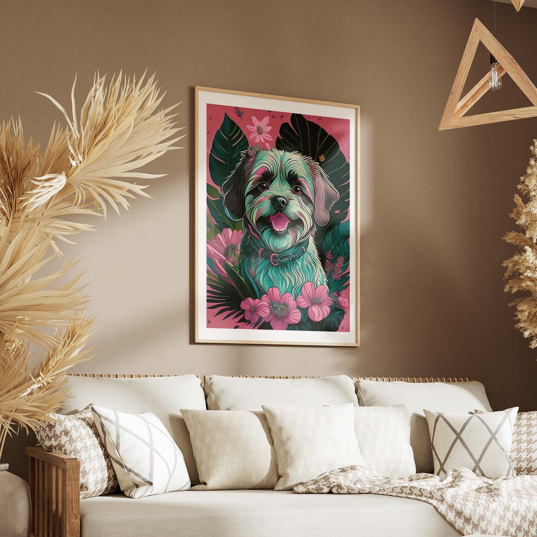 Maltese Flowery Dog image 5