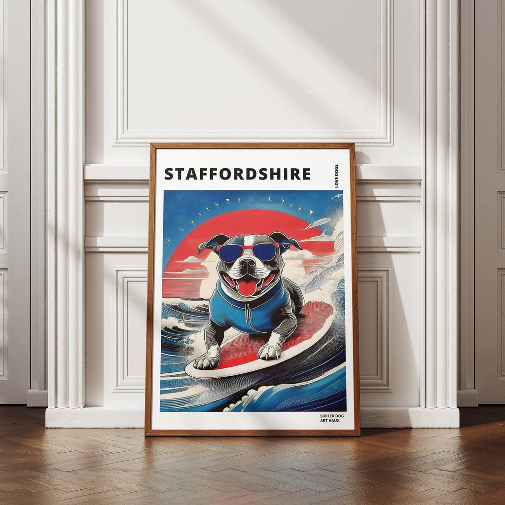 Staffordshire Hokosai Surfer Dogs 2 image 4