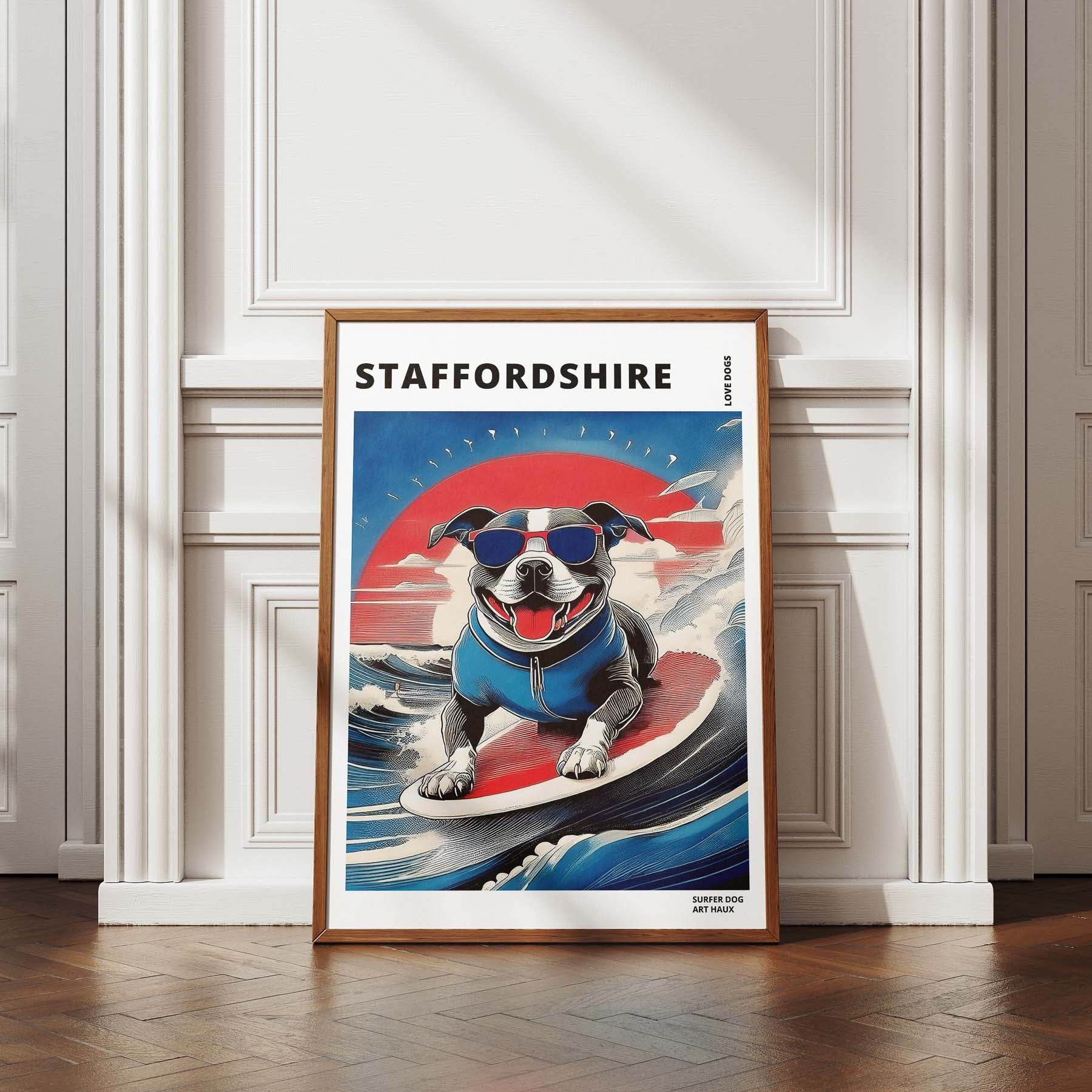 Staffordshire Hokosai Surfer Dogs 2 image 4