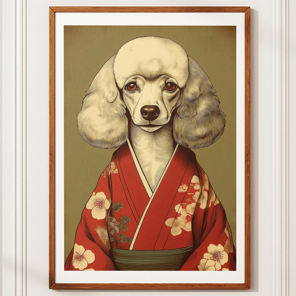 Poodle Japanse Kimono Dog Series image 10