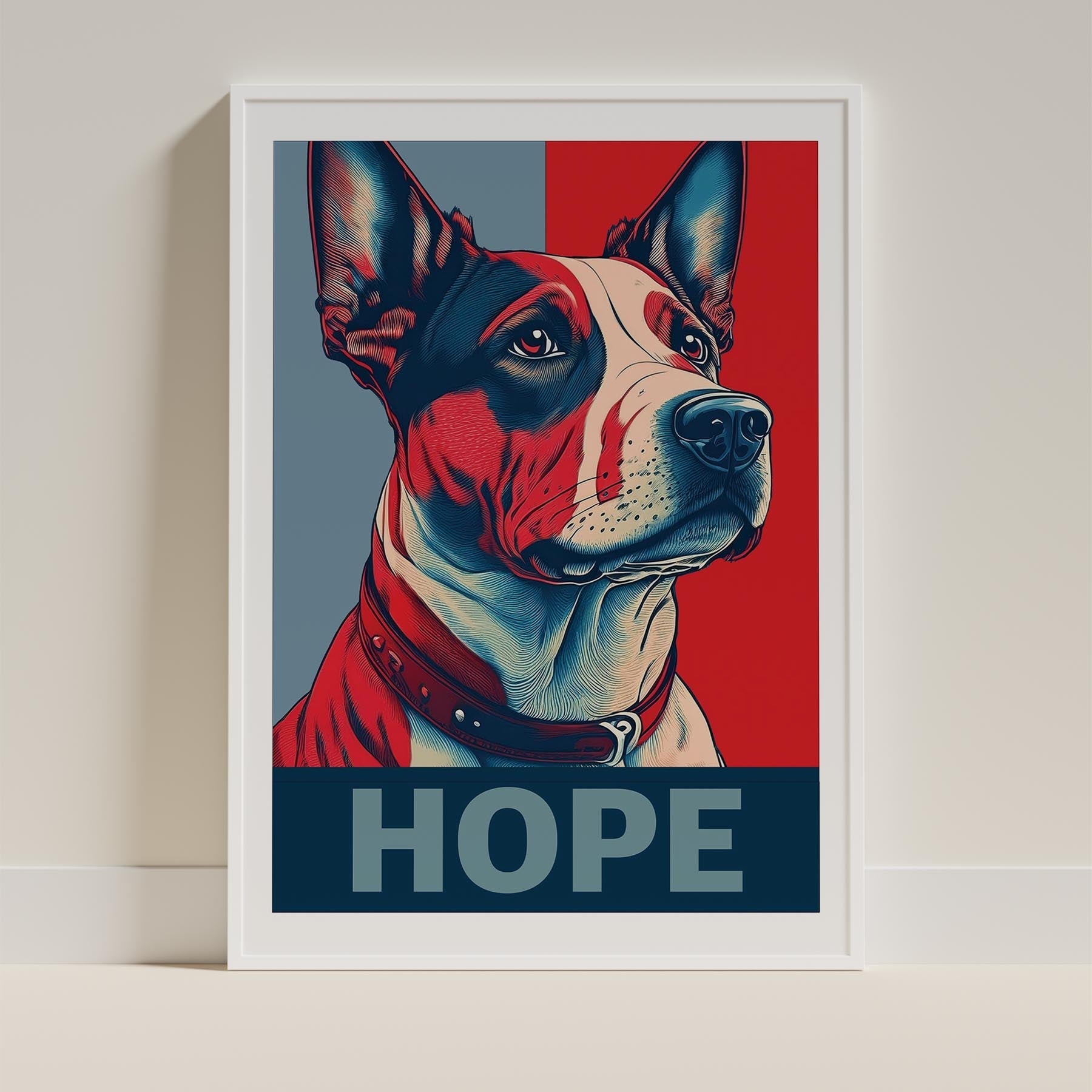 Cattle Dog HOPE Series Inspired by the Obama Poster image 9