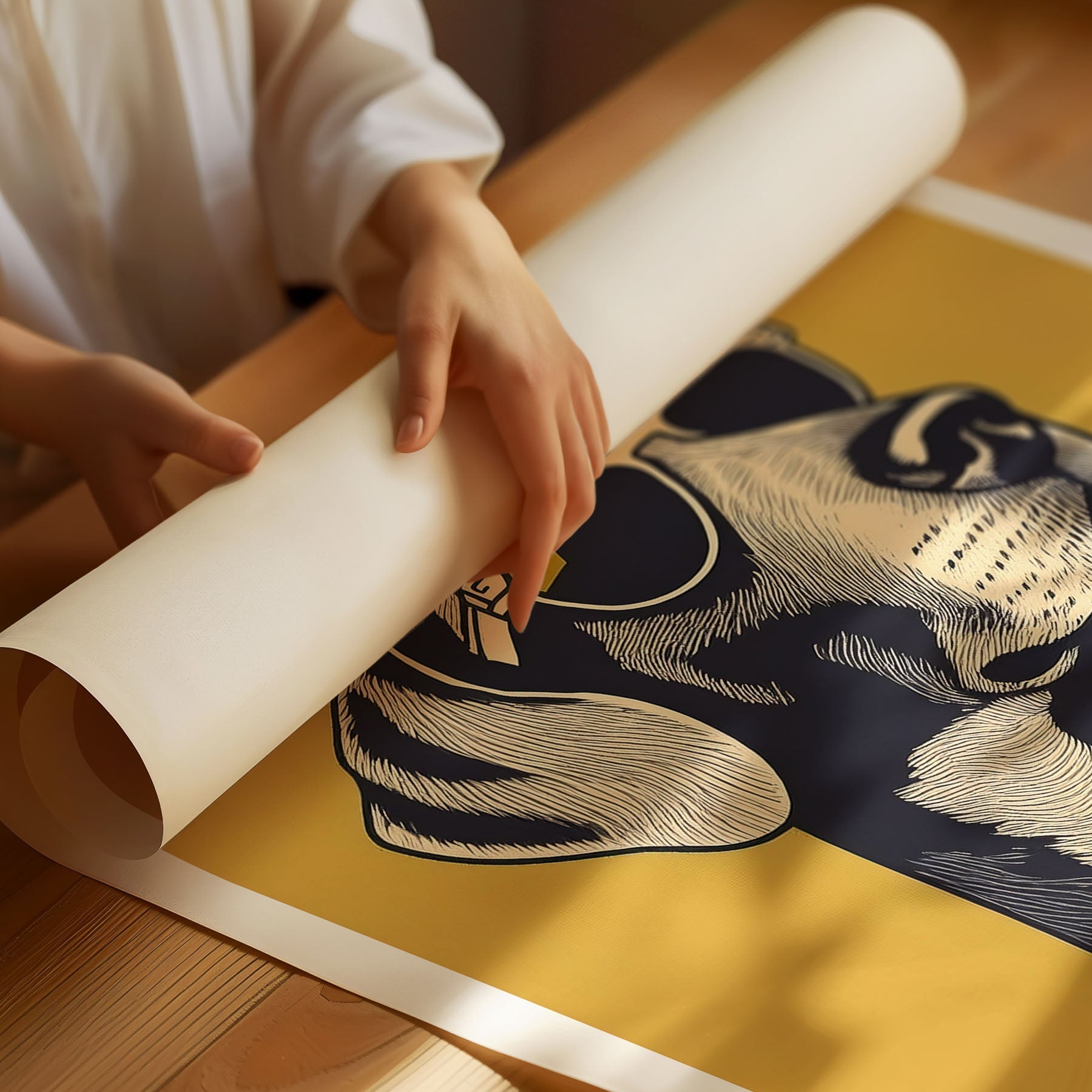 German Pointer Chillin Coffee Dog image 3