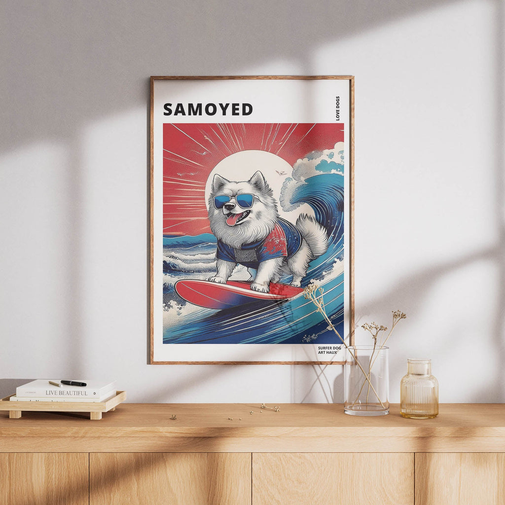Samoyed Hokosai Surfer Dogs 1 image 8