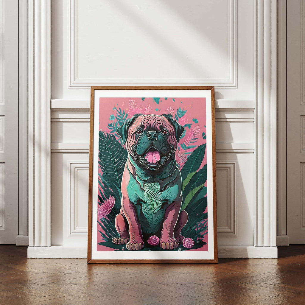 Bullmastiff Flowery Dog image 4