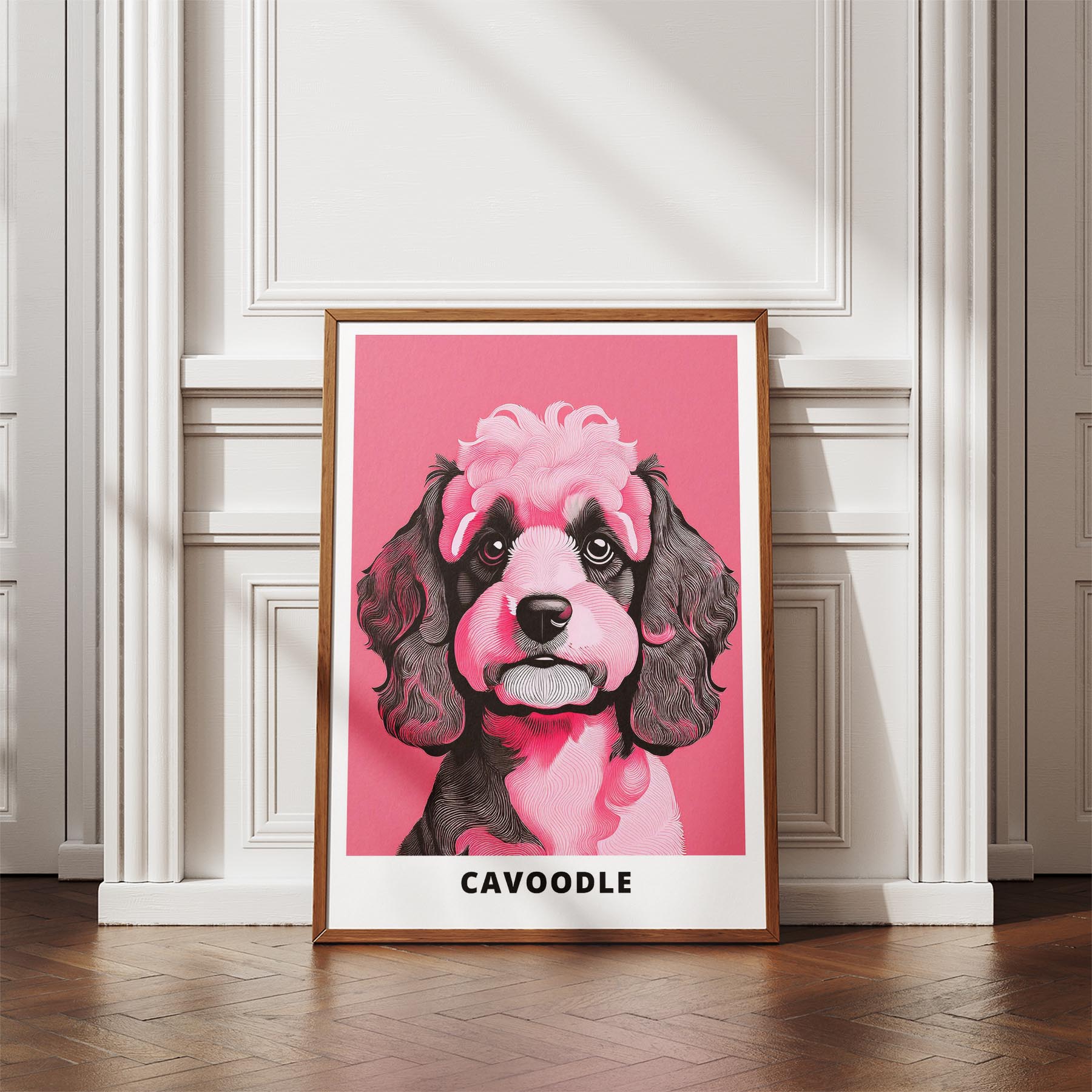 Cavoodle Pink and Black Dog Series 2 image 4