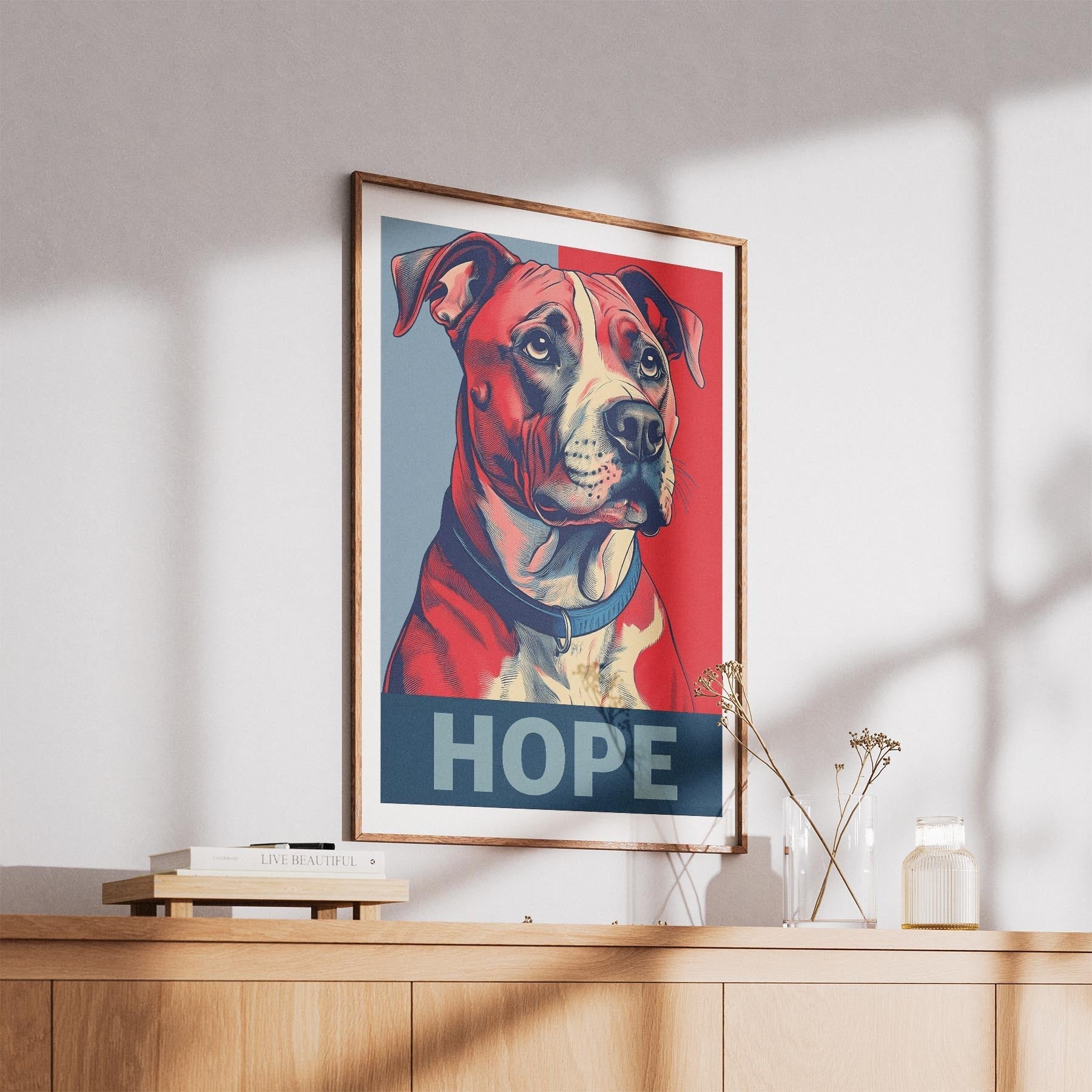 American Staffordshire Terrier HOPE Series Inspired by the Obama Poster image 5