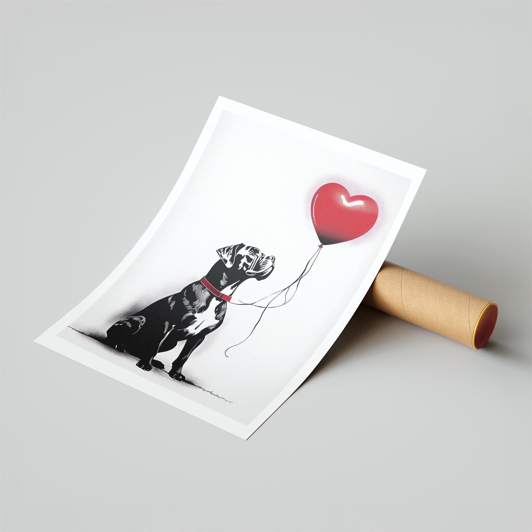 Boxer DOGSY Series inspired by the Art of Banksy image 6