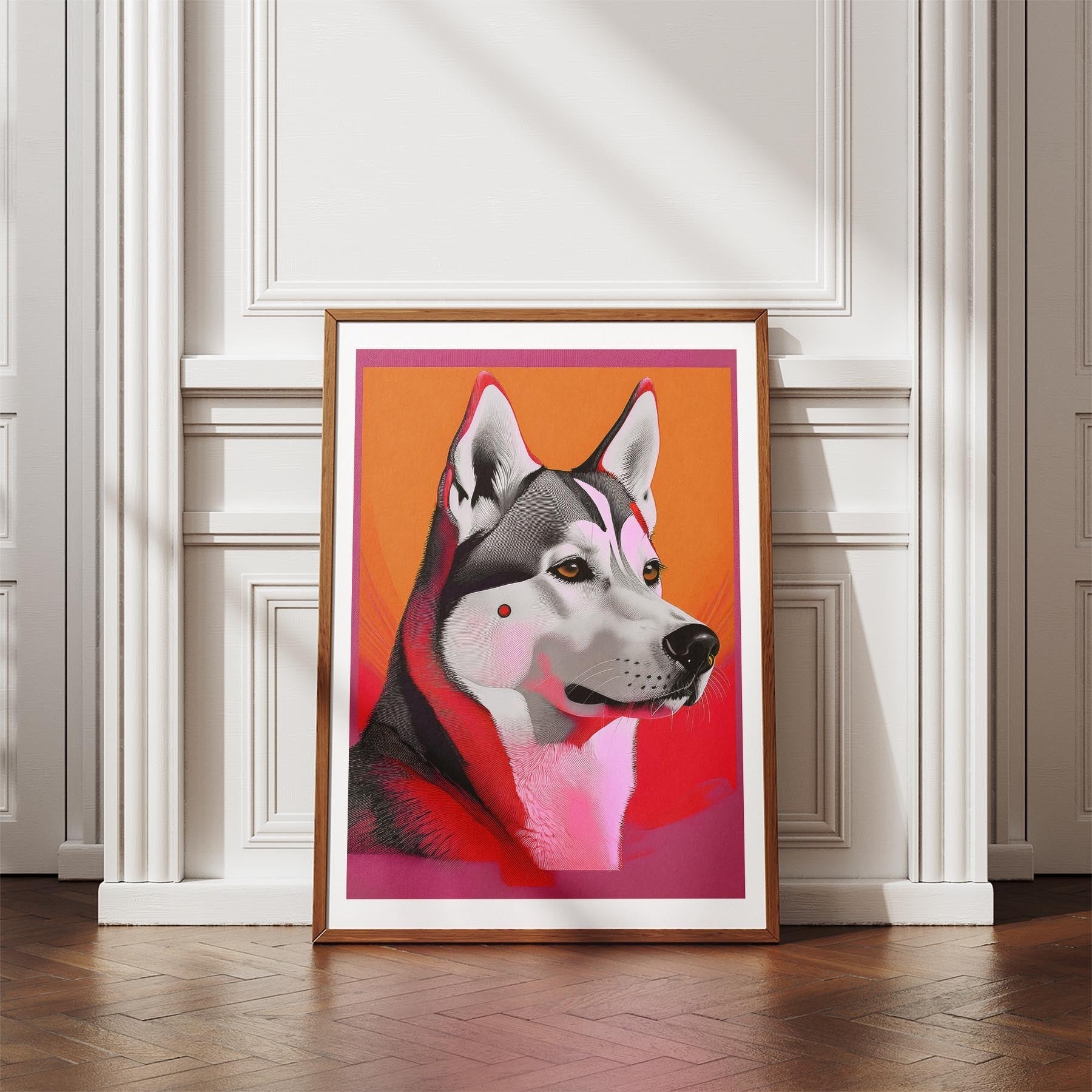 Siberian Husky Modern Pop Dog Series image 4