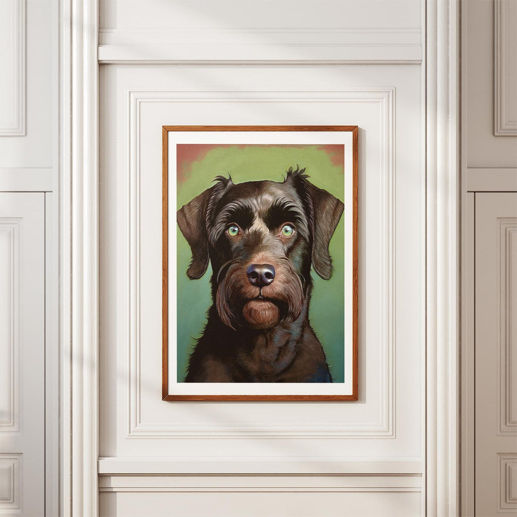 Black Russian Terrier Green Painted Series image 3