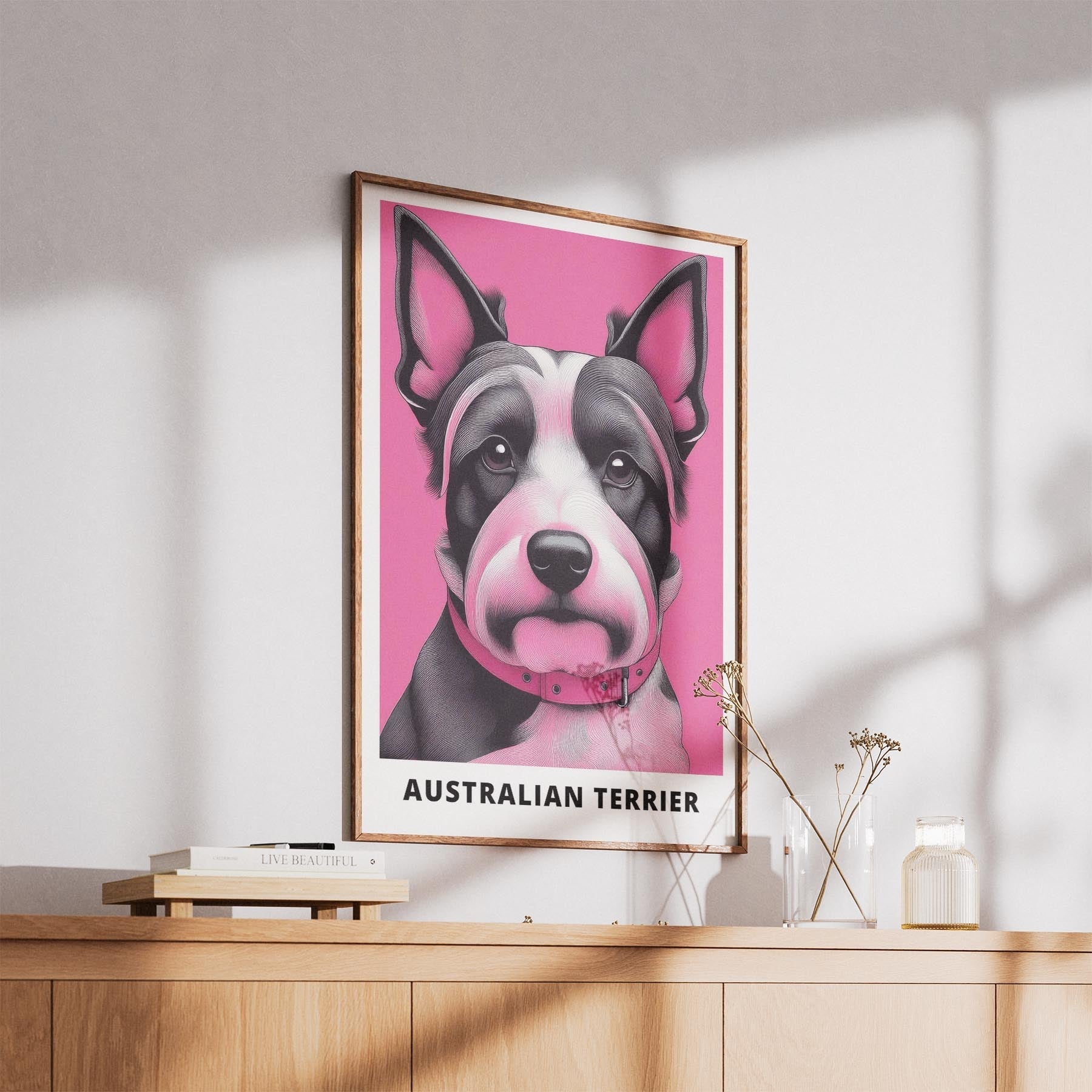 Australian Terrier Pink and Black Dog Series 2 image 5