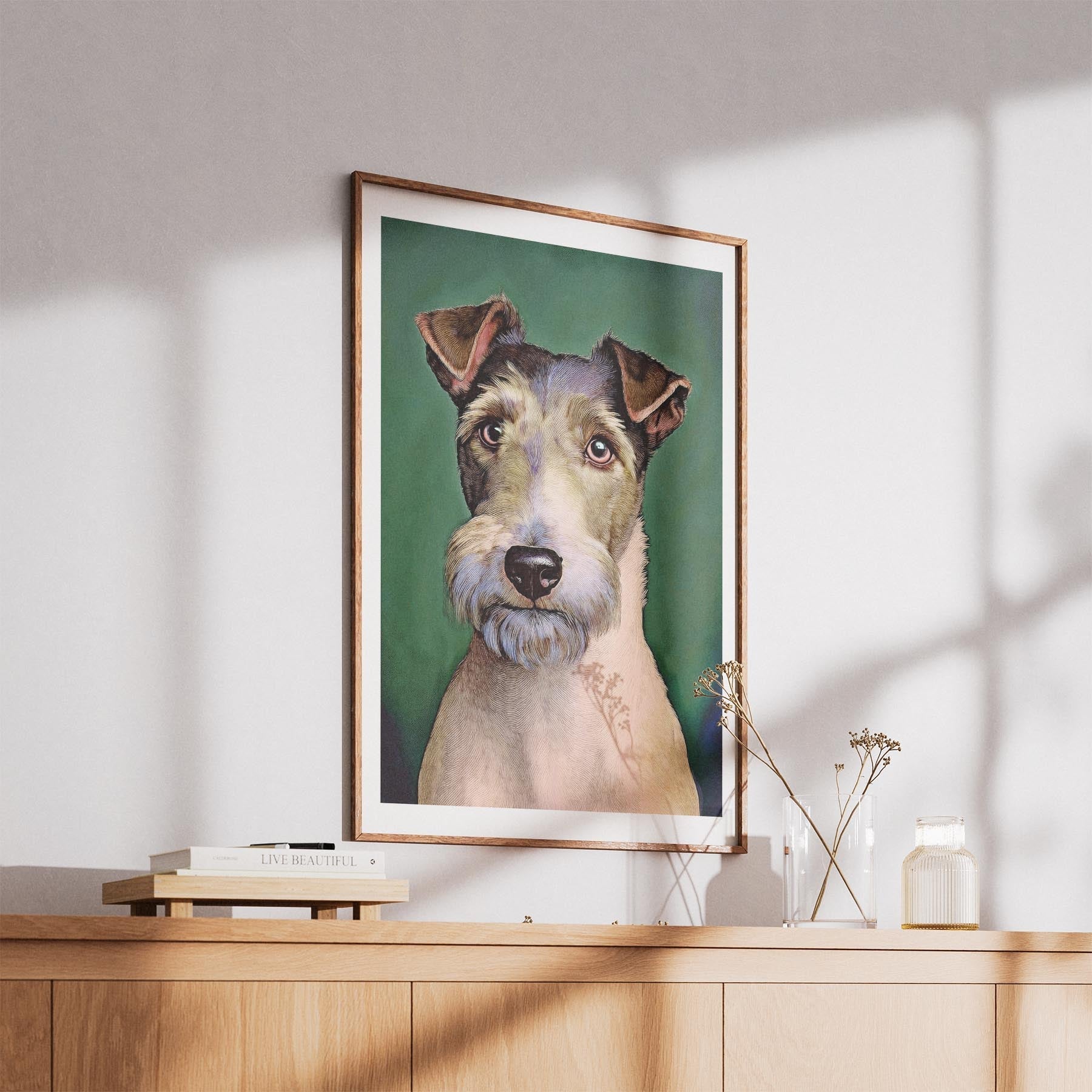 Fox Terrier Green Painted Series image 5