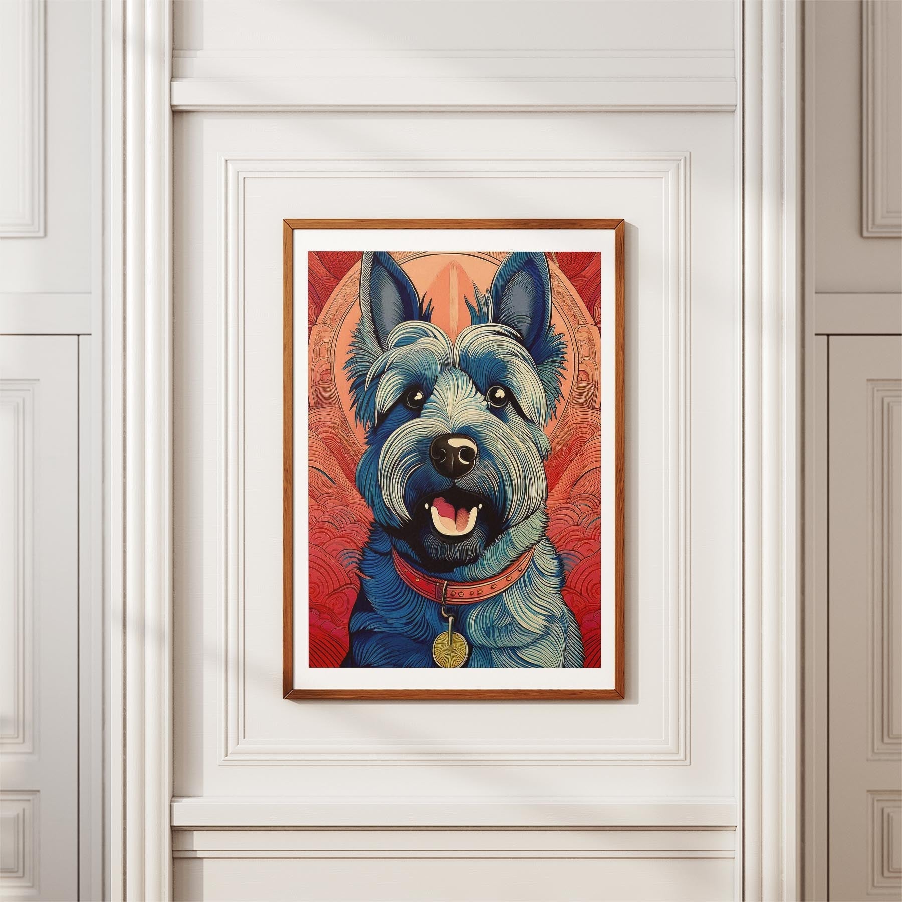 Scottish Terrier Hokusai Japanese Inspired Dog Series 1 image 3
