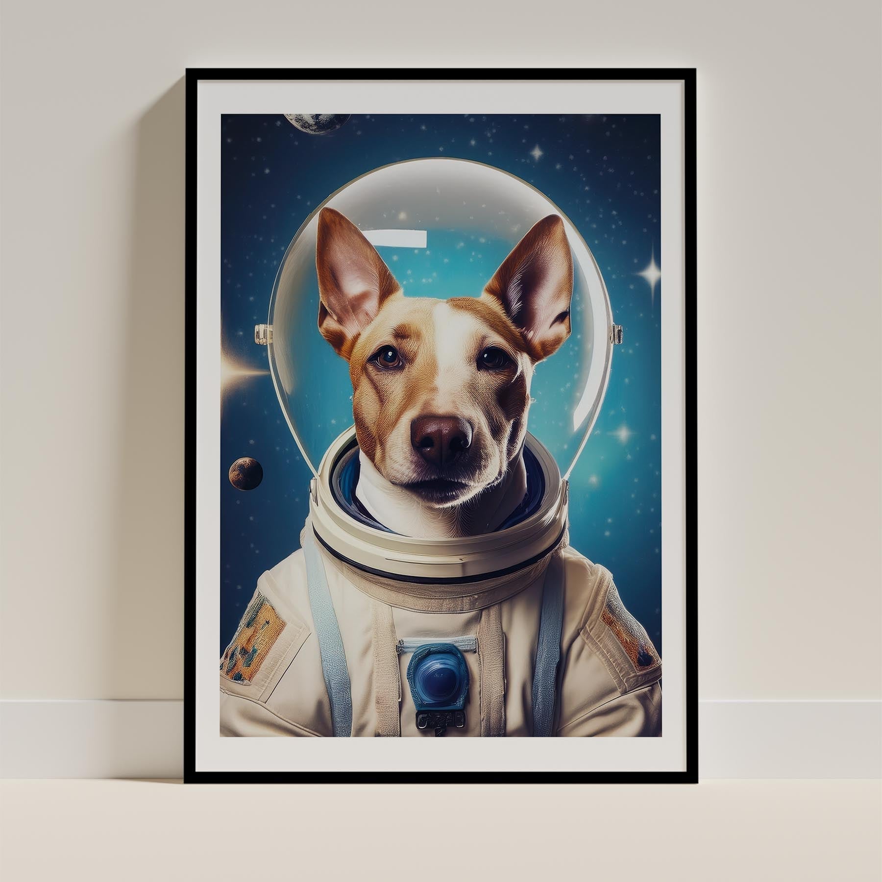 Bull Terrier Astronaut Dog Series image 0