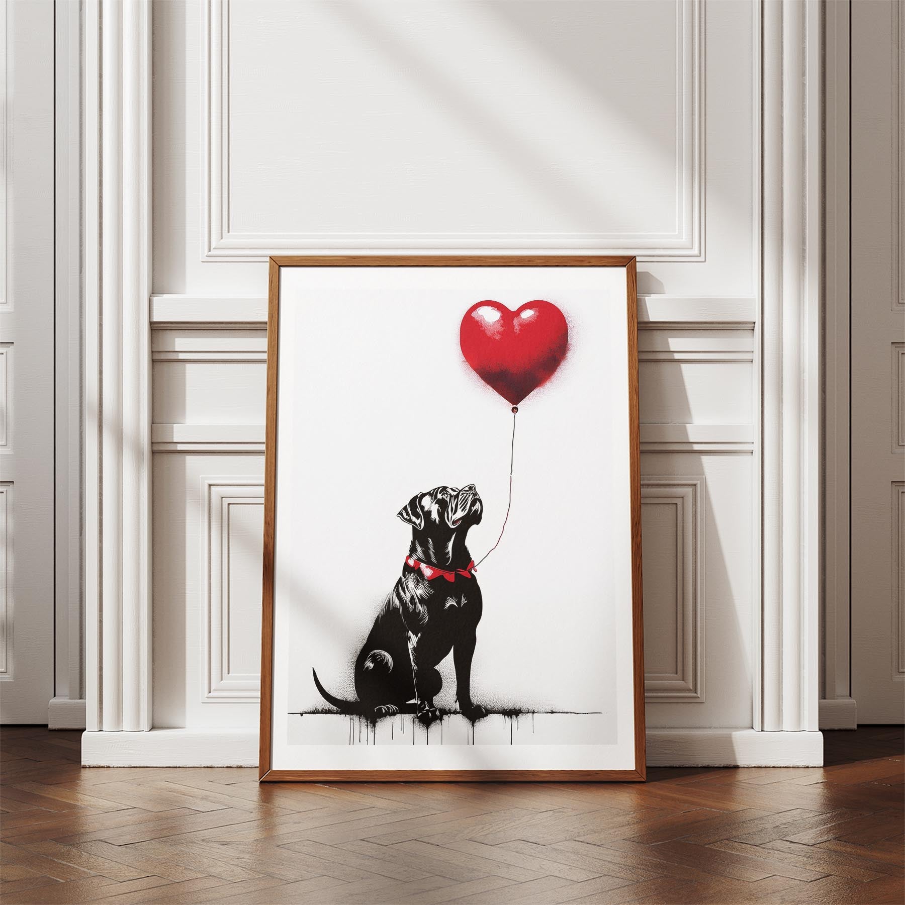 Bullmastiff DOGSY Series inspired by the Art of Banksy image 4