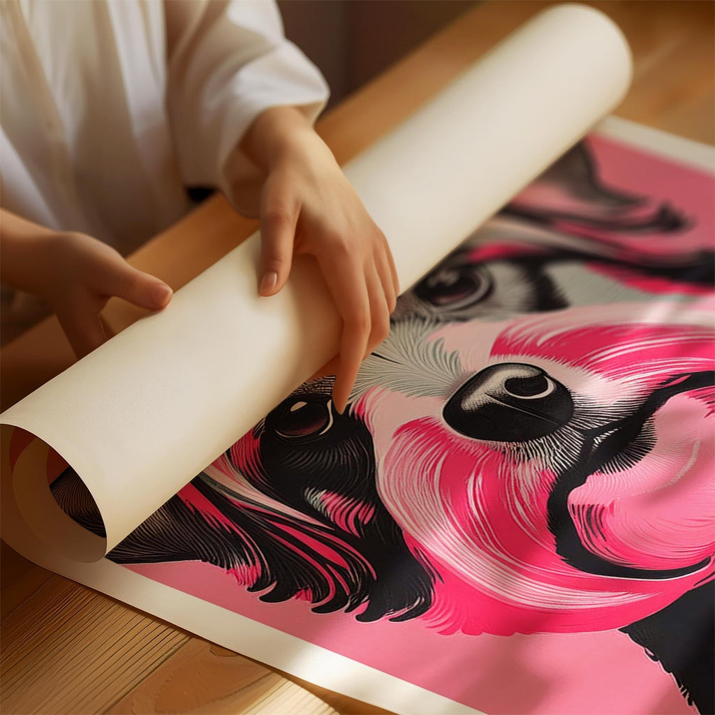 Yorkshire Terrier Pink and Black Dog Series 1 image 1