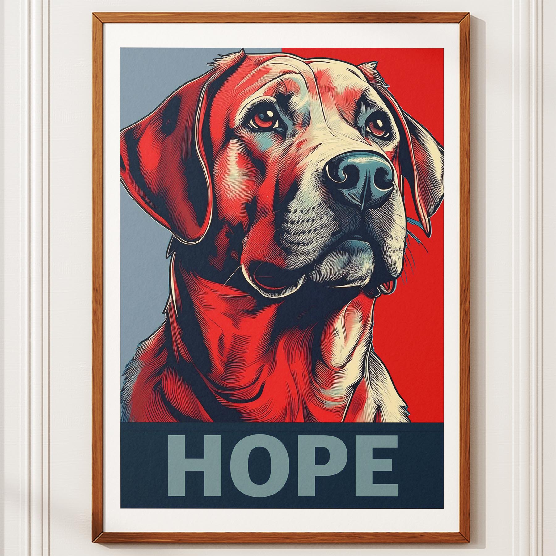 Labrador Retriever HOPE Series Inspired by the Obama Poster image 10