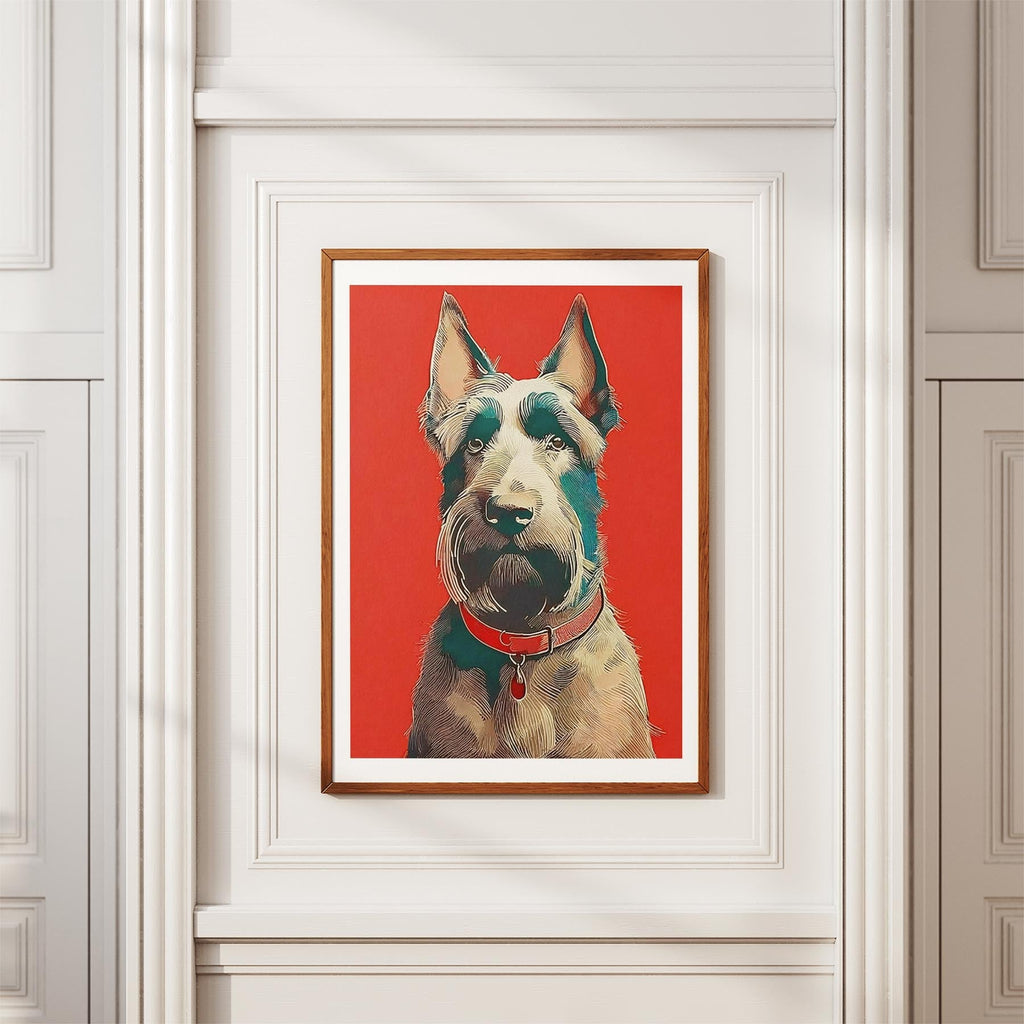 Black Russian Terrier Red Dog Series image 3