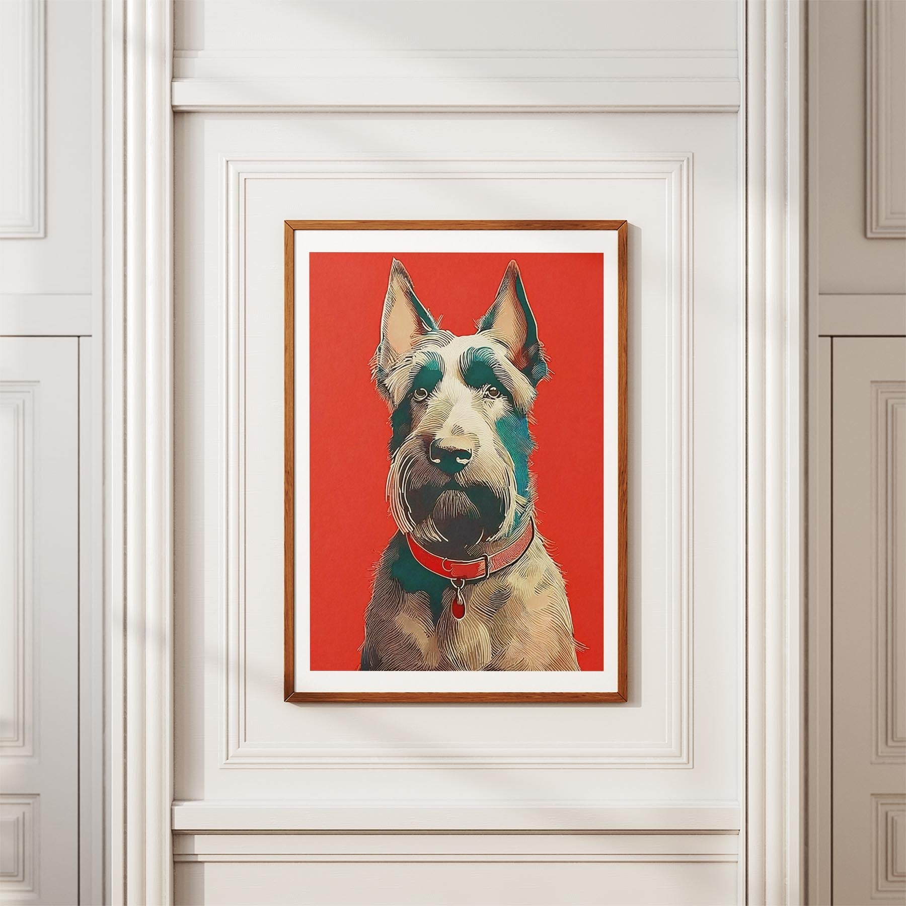 Black Russian Terrier Red Dog Series image 3