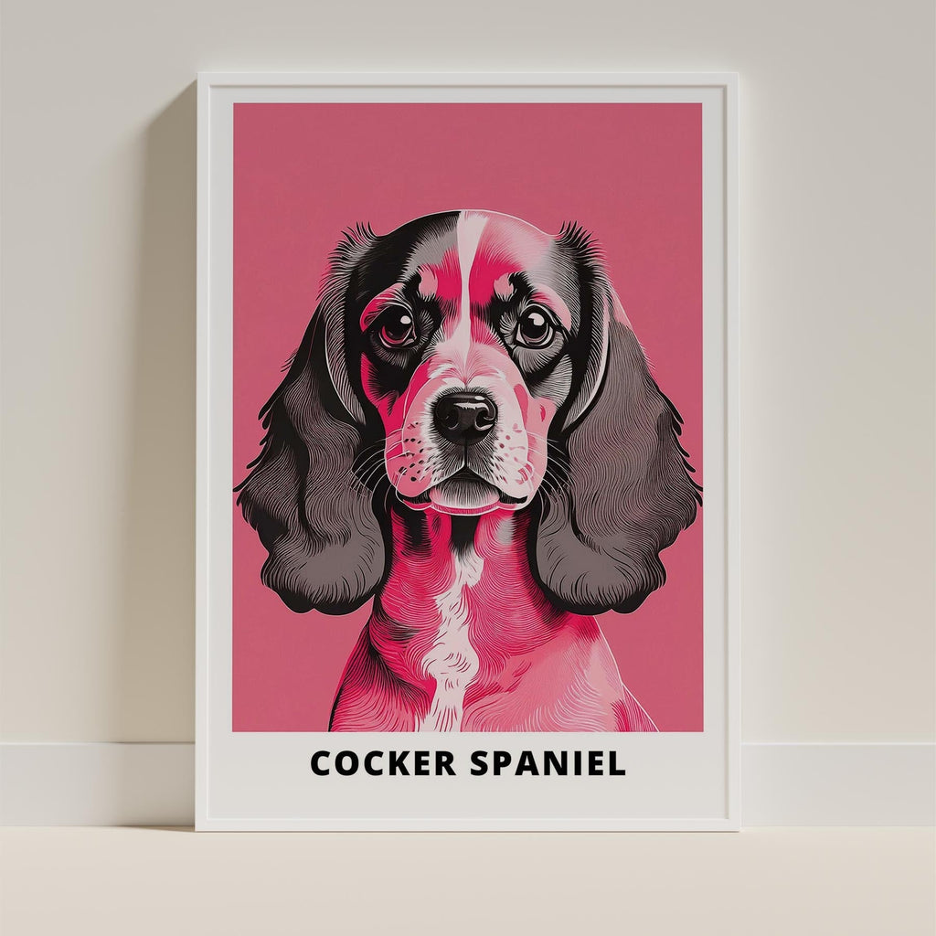 Cocker Spaniel Pink and Black Dog Series 1 image 9