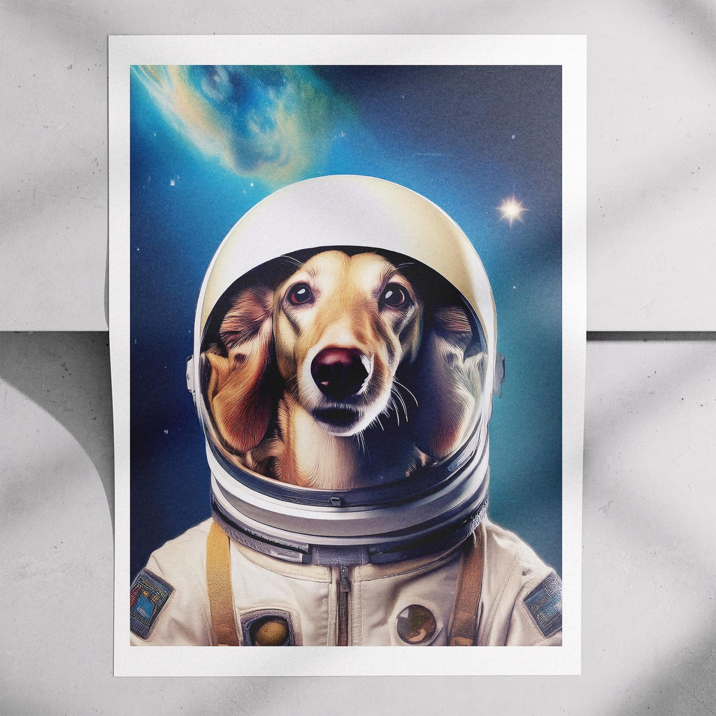 Borzoi Astronaut Dog Series image 7