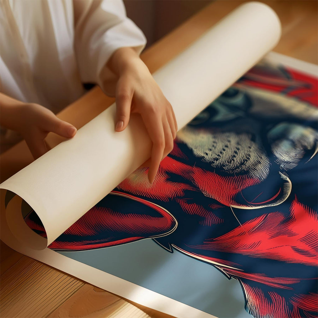 Labrador Retriever LOVE Series Inspired by the Obama Poster image 1