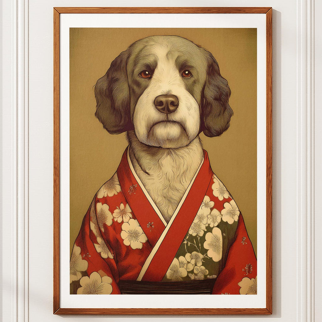 Spanish Water Dog Japanse Kimono Dog Series image 10