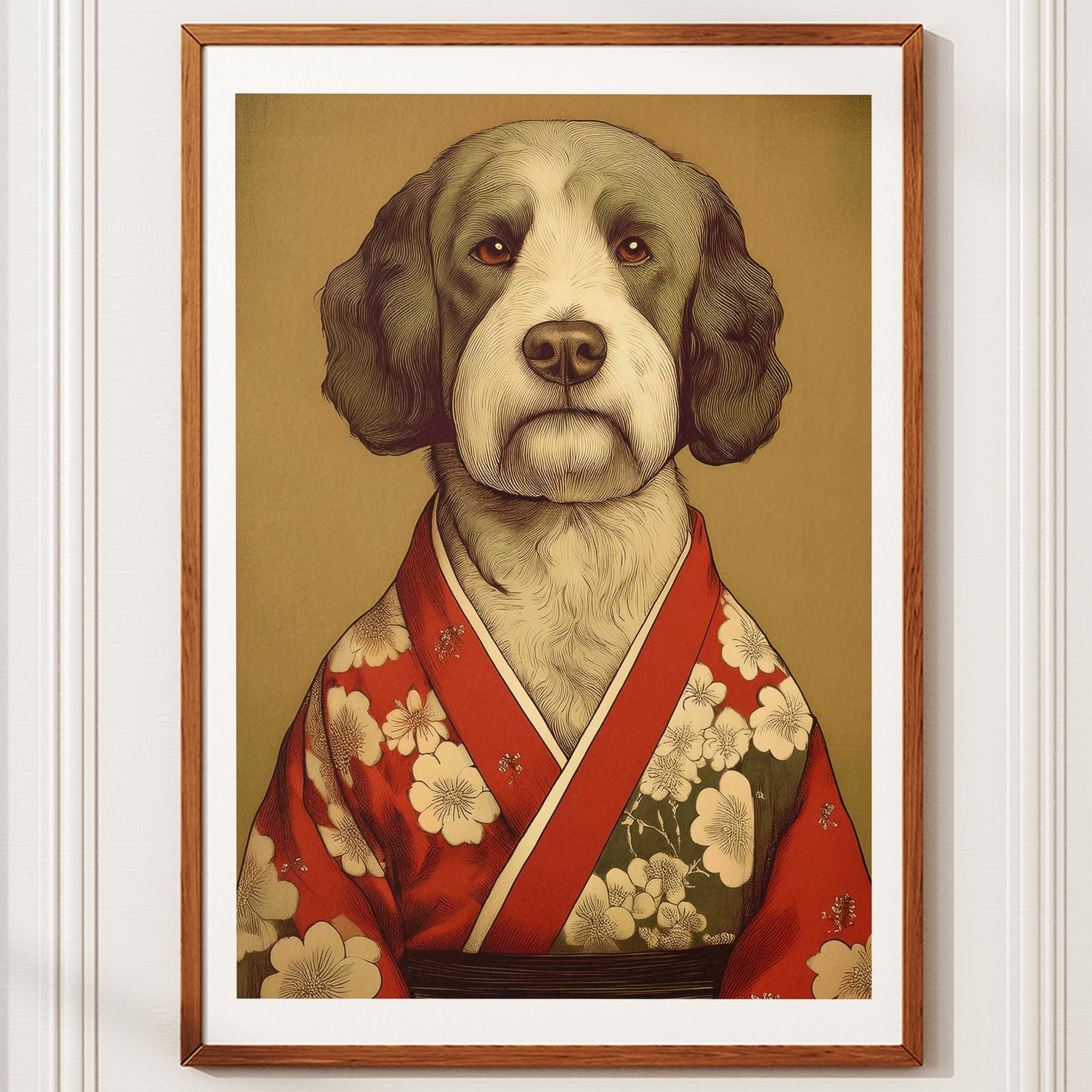 Spanish Water Dog Japanse Kimono Dog Series image 10