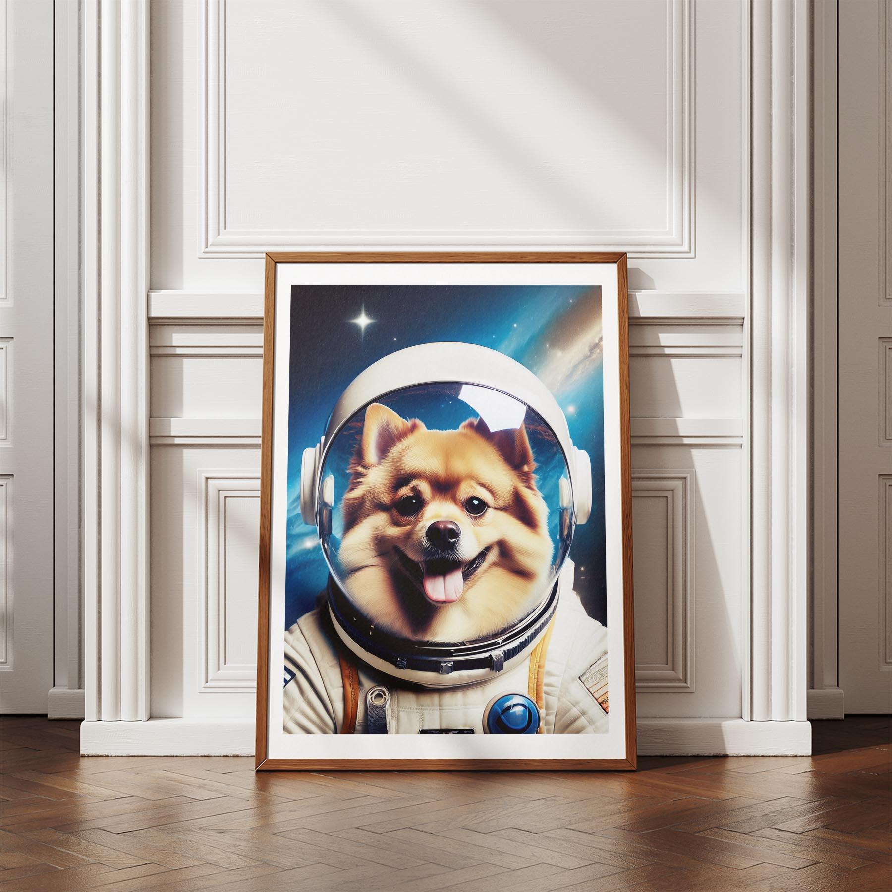 Pomeranian Astronaut Dog Series image 4