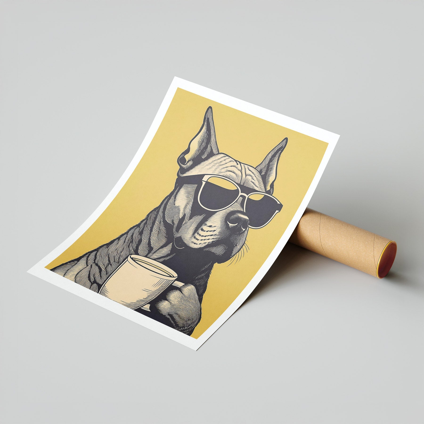 Dogue De Bordeaux Chillin Coffee Dog image 7