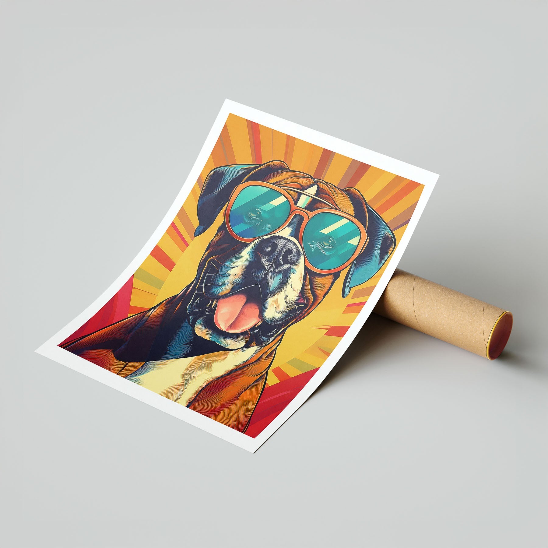 Boxer In Colourful Sunnies 1 image 7