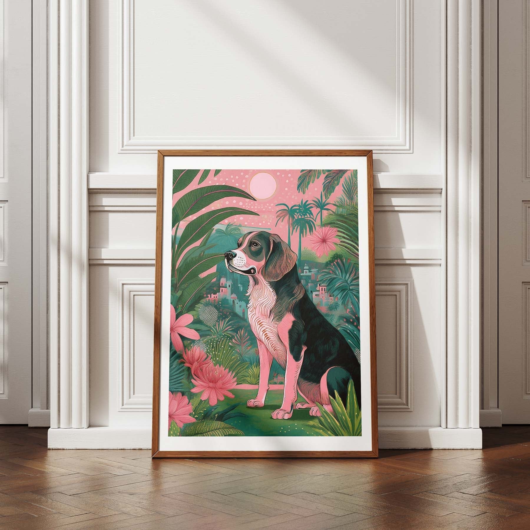 Beagle Flowery Dog image 4