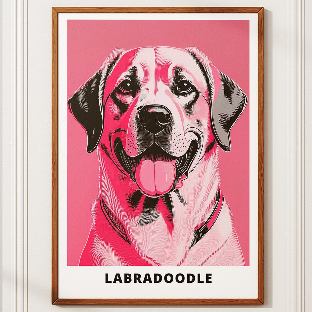 Labrador Retriever Pink and Black Dog Series 1 image 10