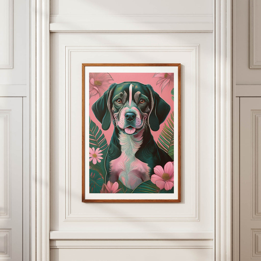 Beagle Flowery Dog image 3